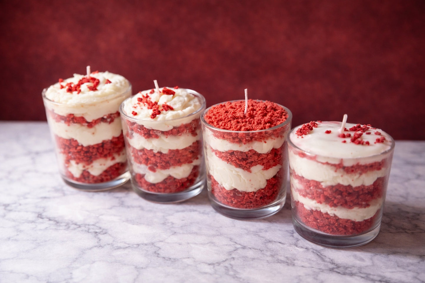 Red Velvet - Κερί σε ποτήρι